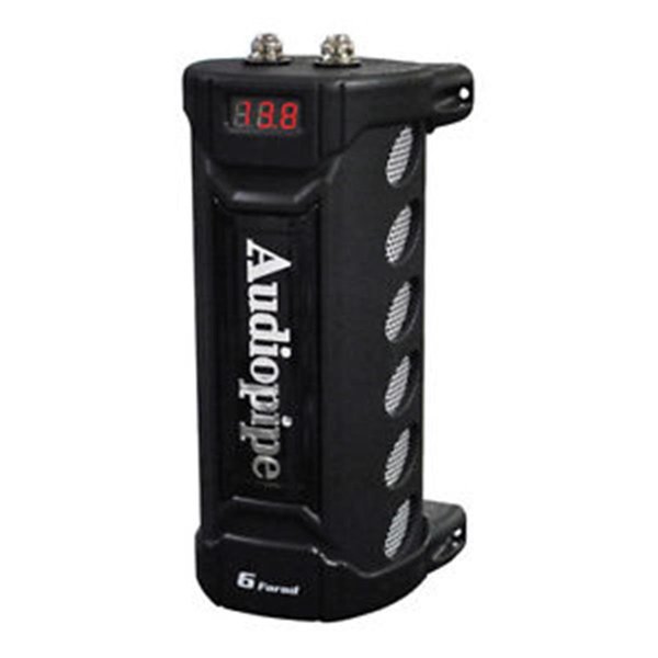 Audiopipe Audiopipe ACAP6000 6 Farad Power Capacitor; Black ACAP6000